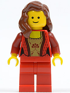 LEGO Minifigure-Female Guest-Town / City-TWN180-Creative Brick Builders